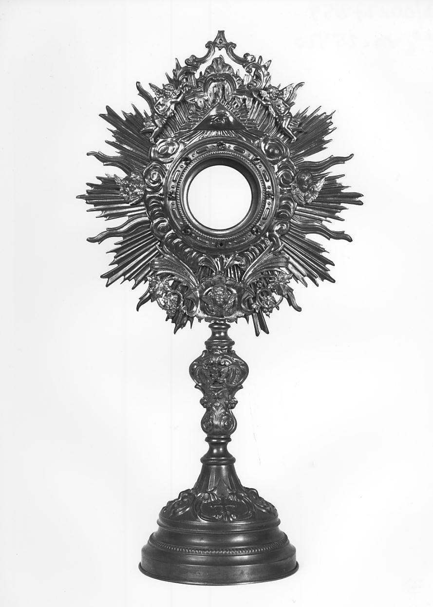 ostensorio - a raggiera, opera isolata - ambito lombardo (primo quarto sec. XX)