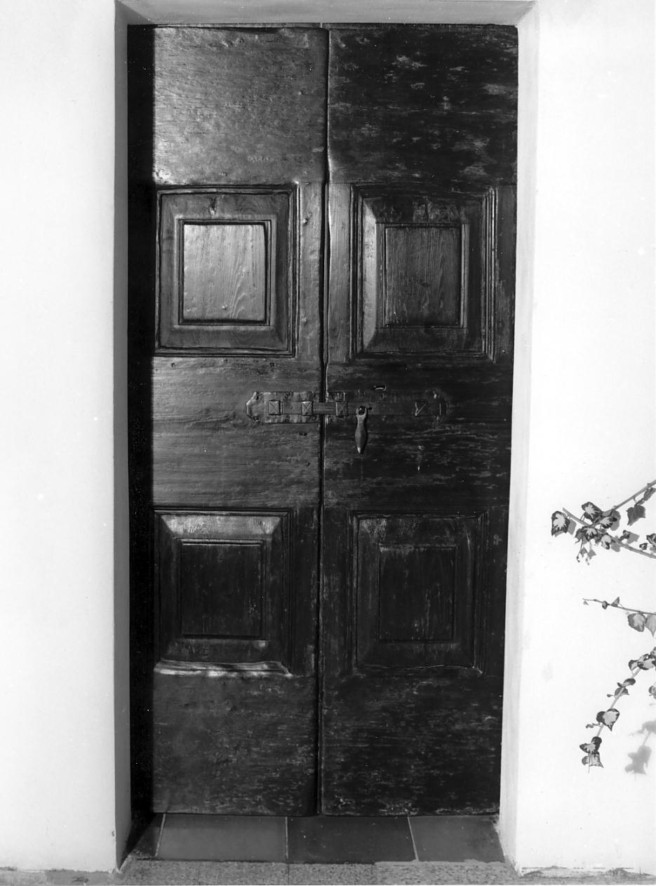 porta - a due battenti, opera isolata - ambito lombardo (seconda metà sec. XVIII)