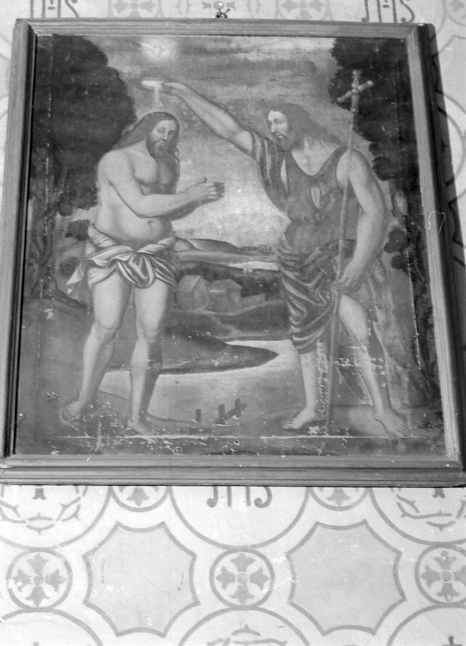 battesimo di Cristo (dipinto, opera isolata) - ambito lombardo (prima metà sec. XIX)