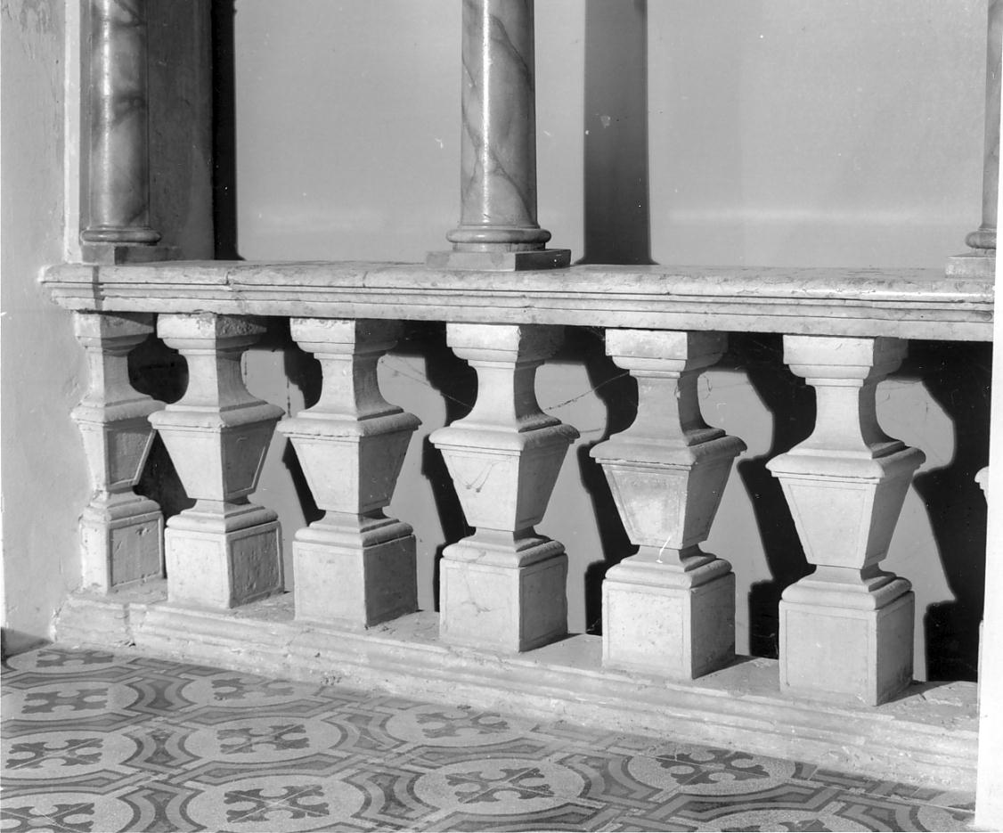 balaustrata, opera isolata - ambito lombardo (prima metà sec. XVIII)