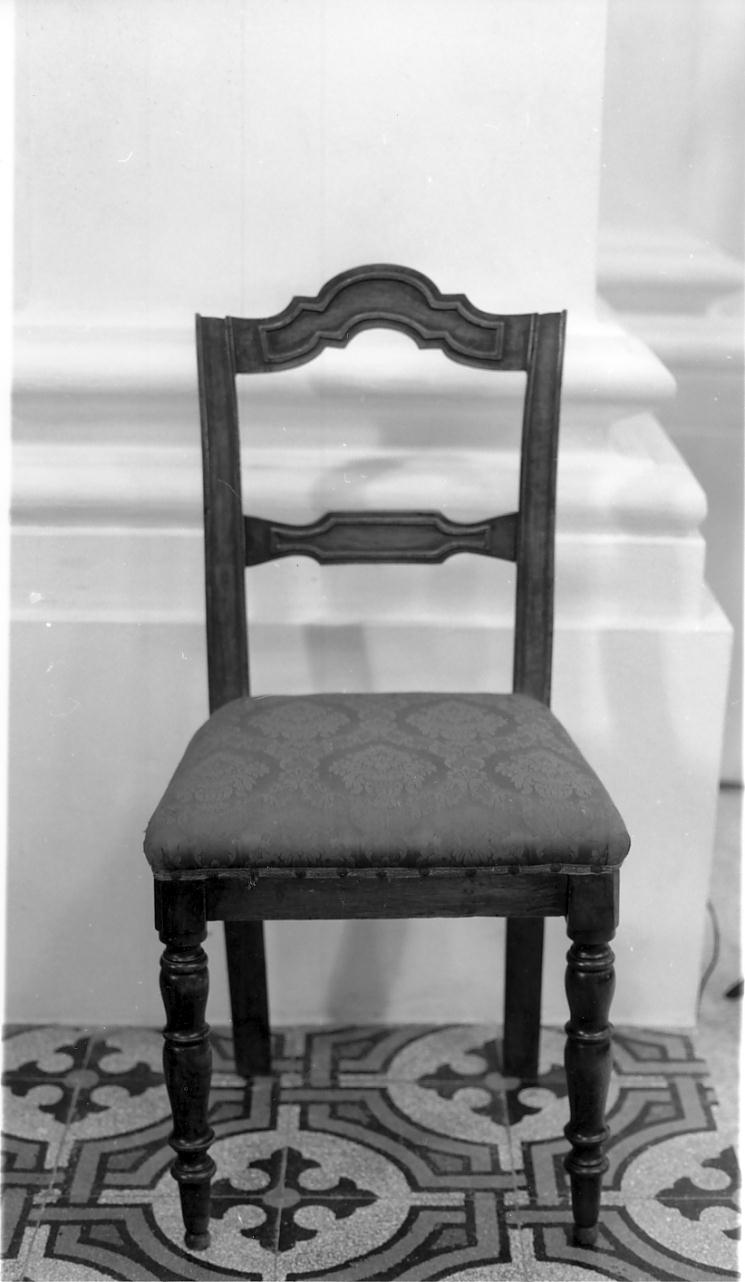 sedia, serie - ambito lombardo (inizio sec. XX)