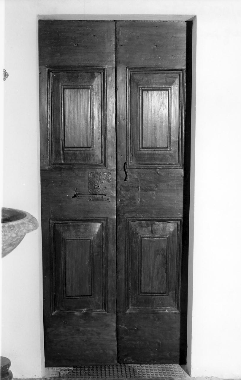 porta - a due battenti, opera isolata - ambito lombardo (seconda metà sec. XVIII)