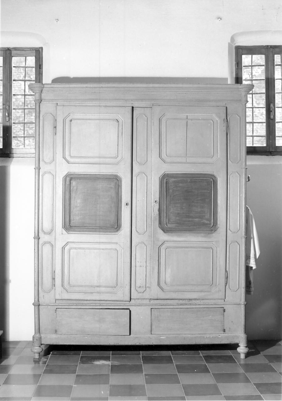 armadio, opera isolata - ambito lombardo (prima metà sec. XIX)