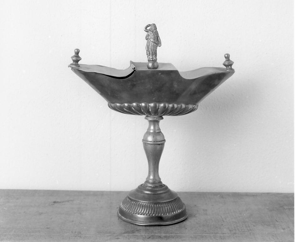 navicella portaincenso, opera isolata - ambito lombardo (primo quarto sec. XX)