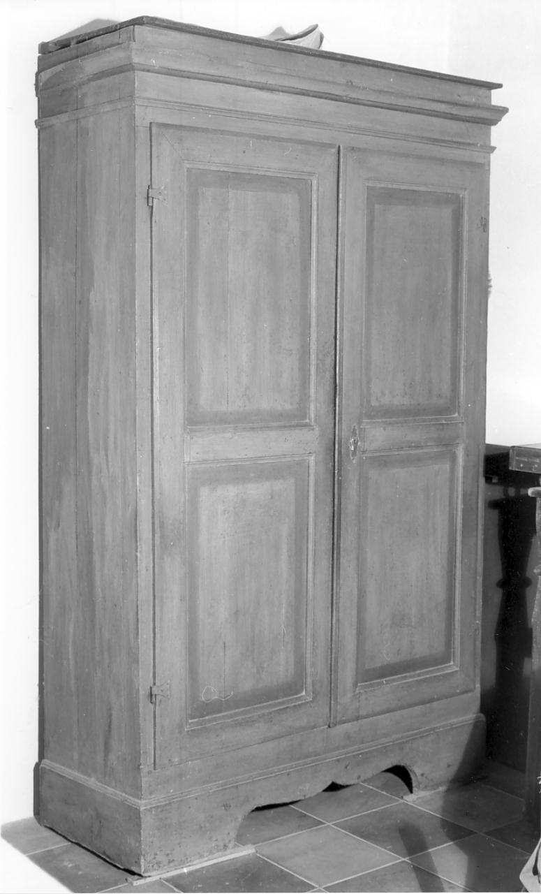 armadio, opera isolata - ambito lombardo (seconda metà sec. XIX)