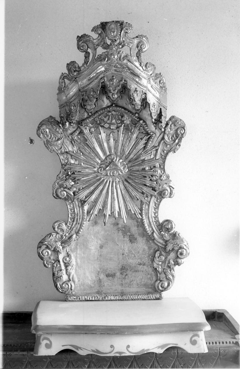tronetto per esposizione eucaristica, opera isolata - ambito lombardo (secondo quarto sec. XVIII)