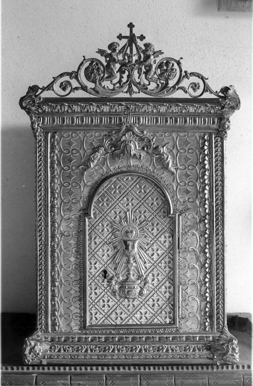 tabernacolo portatile, opera isolata - ambito lombardo (seconda metà sec. XIX)