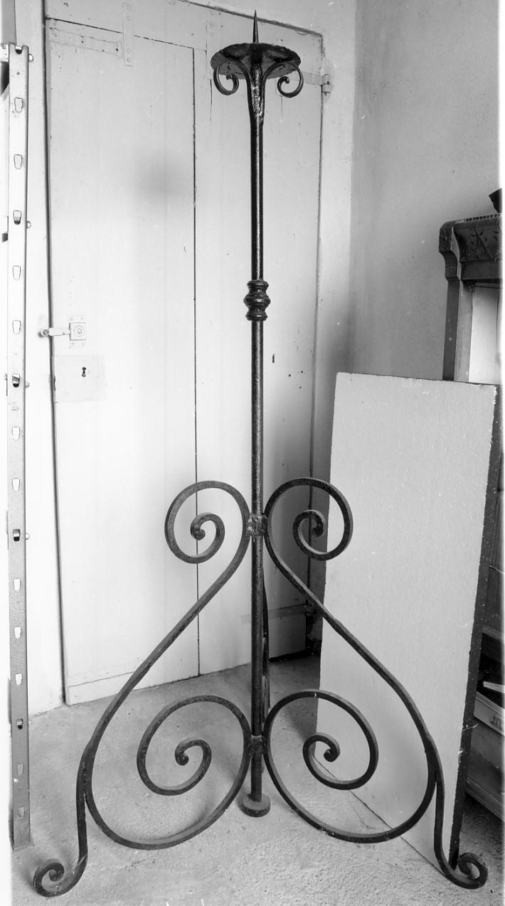 candelabro funebre, serie - ambito lombardo (seconda metà sec. XIX)