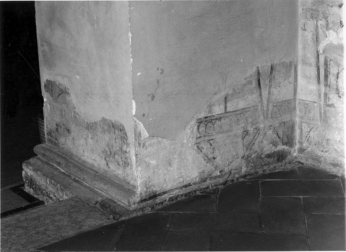 motivi decorativi (dipinto, complesso decorativo) - ambito mantovano (sec. XIII, sec. XIV)