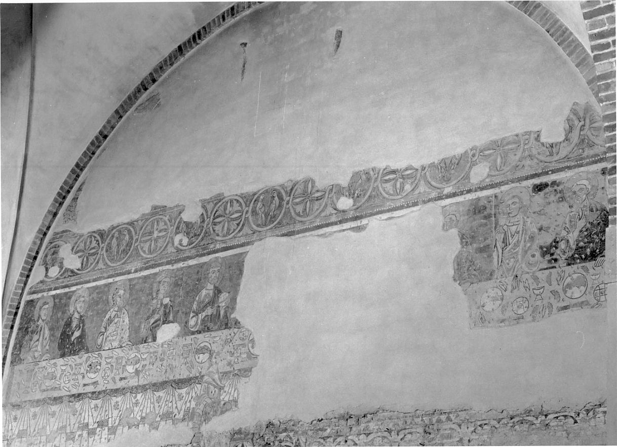 ultima cena (dipinto, complesso decorativo) - ambito veronese (sec. XIII)