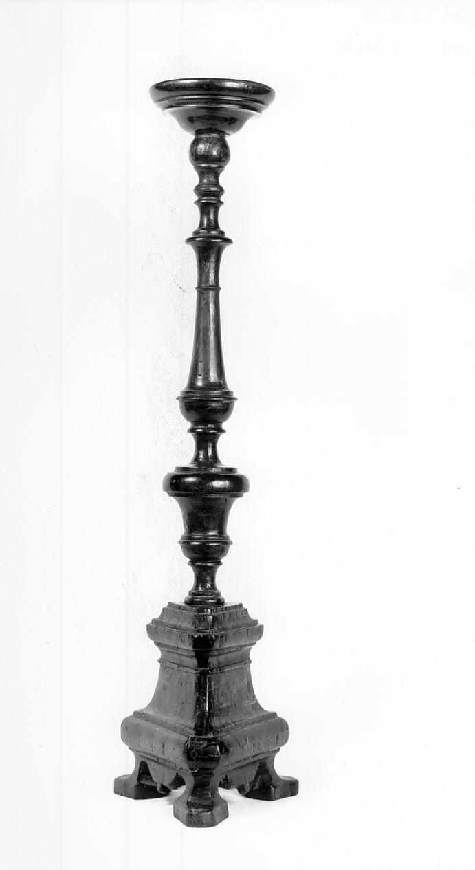 candeliere, opera isolata - ambito mantovano (metà sec. XIX)