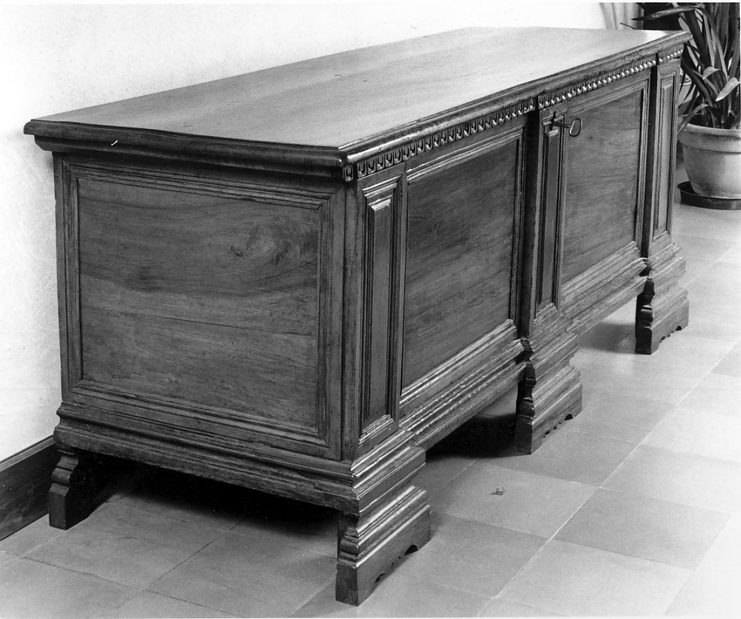 cassapanca, opera isolata - ambito mantovano (metà sec. XVI, sec. XX)