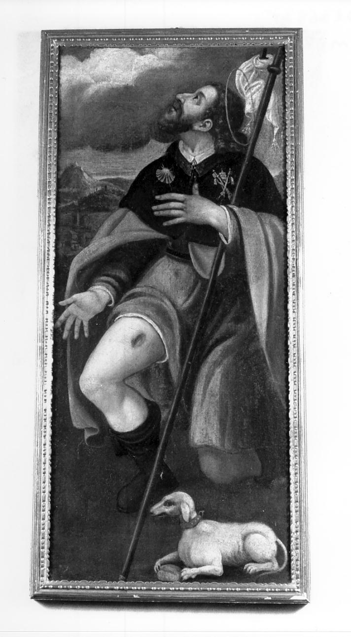 San Rocco (dipinto, opera isolata) - ambito lombardo (sec. XVII)