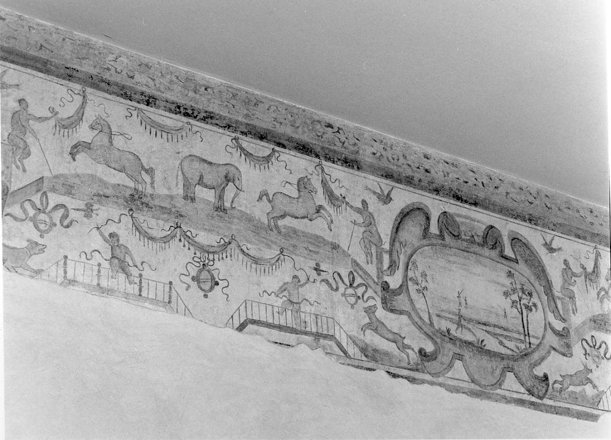 motivi decorativi (dipinto, insieme) - ambito mantovano (sec. XVII)