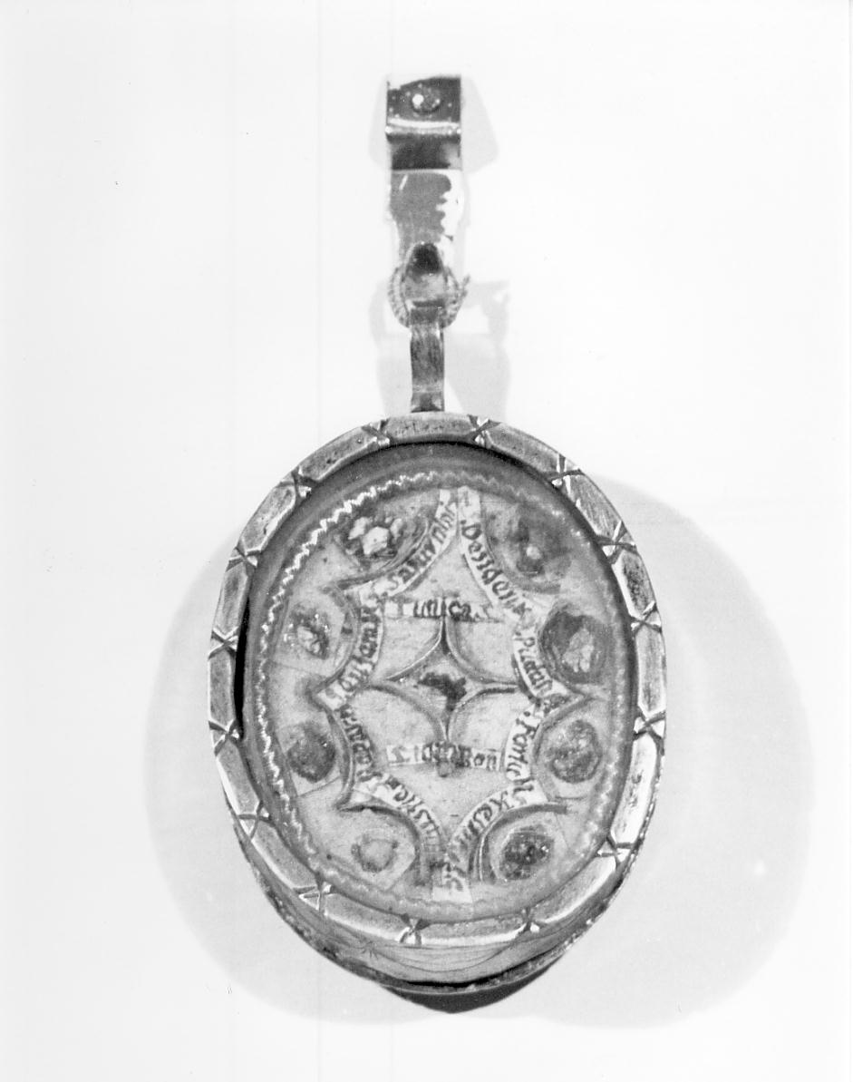 reliquiario a capsula - a medaglione, opera isolata - ambito mantovano (fine sec. XVIII)