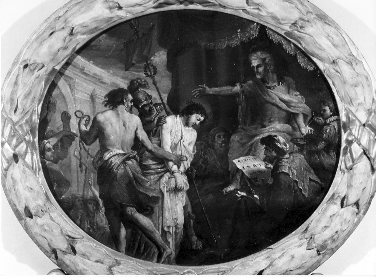 stazione I: Gesù condannato a morte (dipinto, ciclo) - bottega lombardo-veneto (prima metà sec. XVIII)