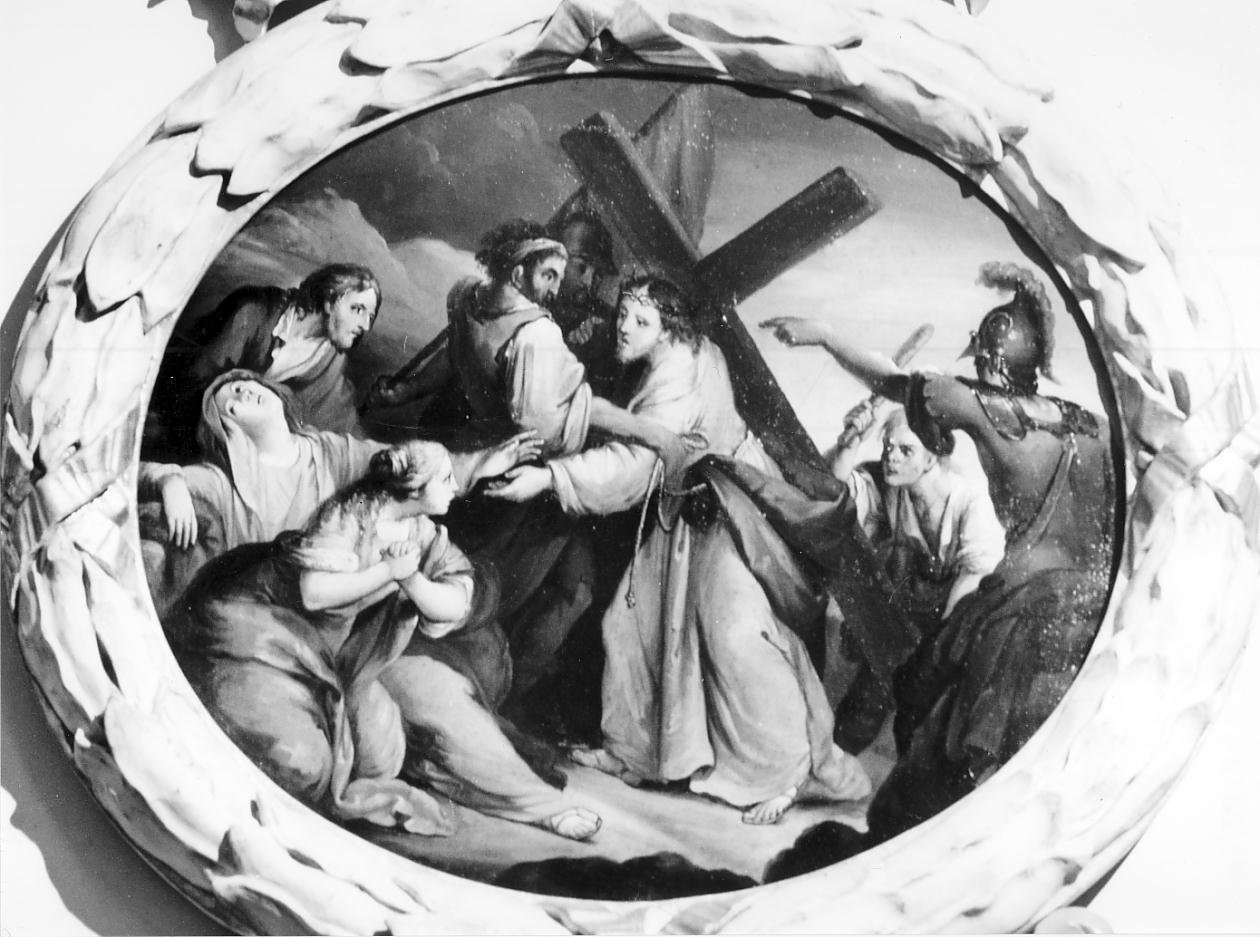 stazione IV: Gesù incontra la Madonna (dipinto, ciclo) - bottega lombardo-veneto (prima metà sec. XVIII)