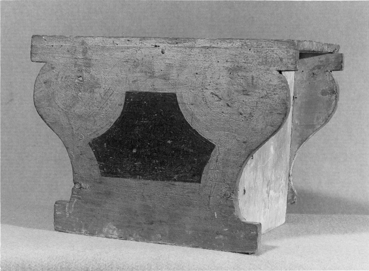 piedistallo di statua - ambito mantovano (ultimo quarto sec. XVIII)