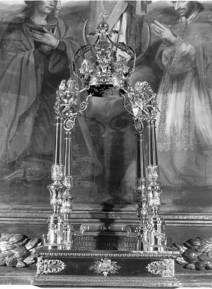 tronetto per esposizione eucaristica - ambito mantovano (ultimo quarto sec. XIX)