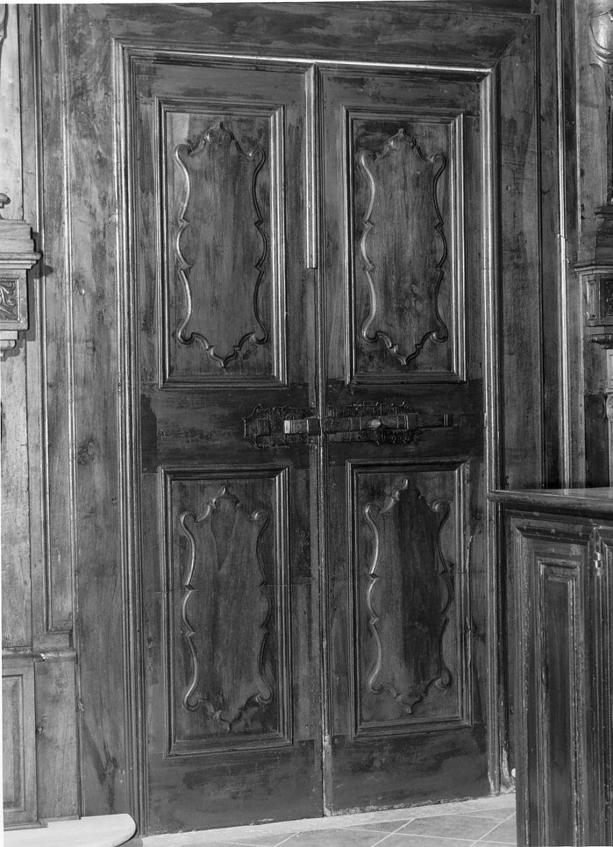 porta - a due battenti - ambito mantovano (secondo quarto sec. XVIII)