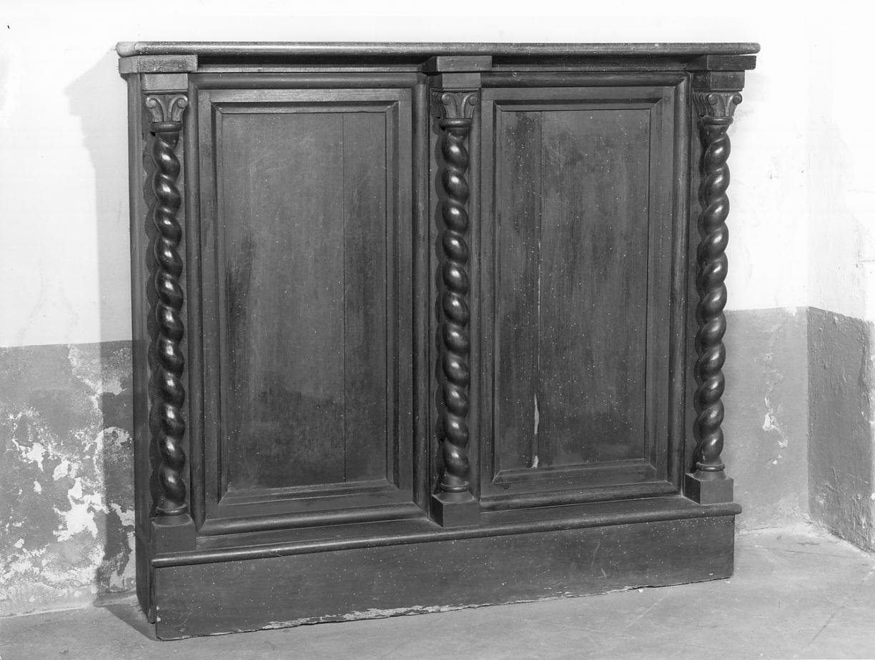 console - ambito mantovano (ultimo quarto sec. XIX)