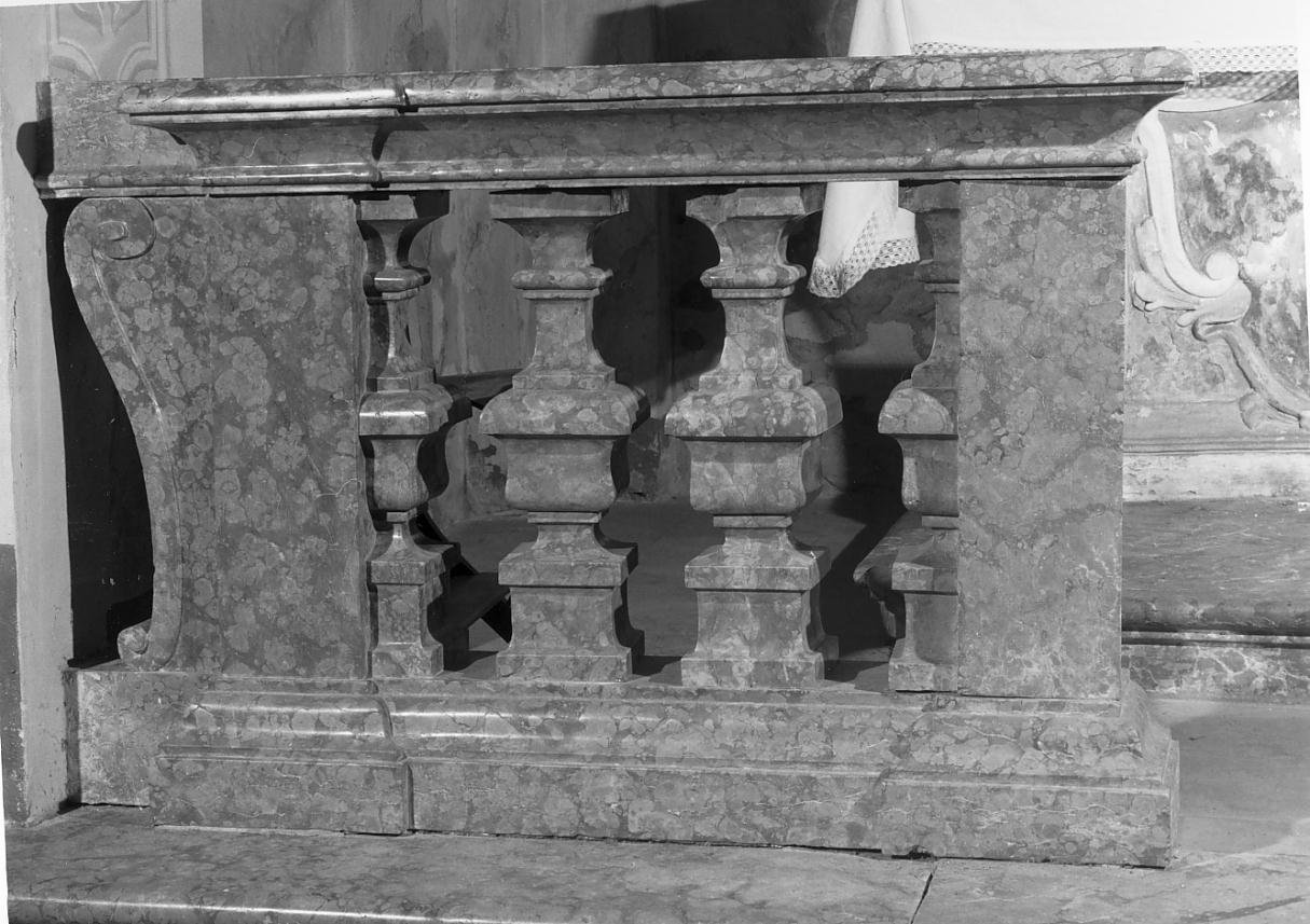 balaustrata - ambito mantovano (primo quarto sec. XIX)