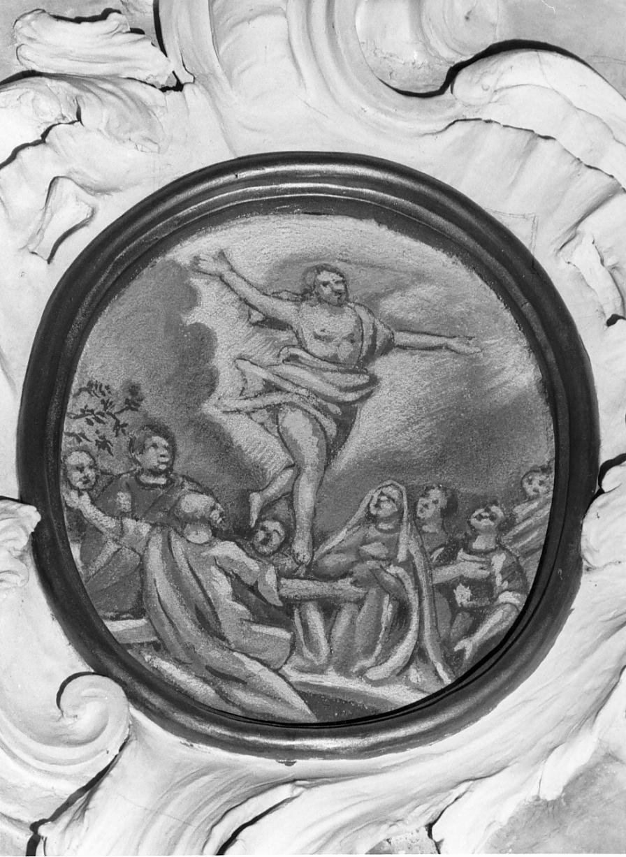 Secondo Mistero Glorioso del Rosario: Ascensione di Cristo (dipinto) - ambito mantovano (sec. XVIII)