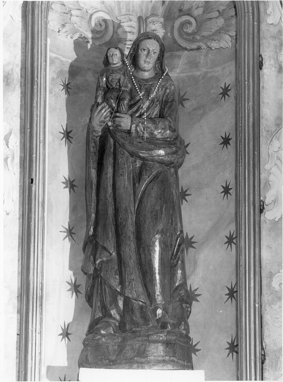 Madonna del Rosario (statua) - ambito mantovano (terzo quarto sec. XIX)