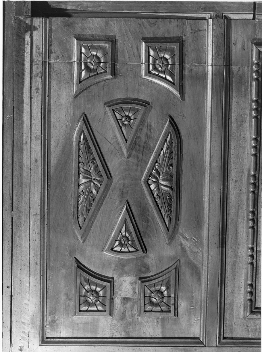 Motivi decorativi vegetali (decorazione plastica) - ambito mantovano (sec. XVII)