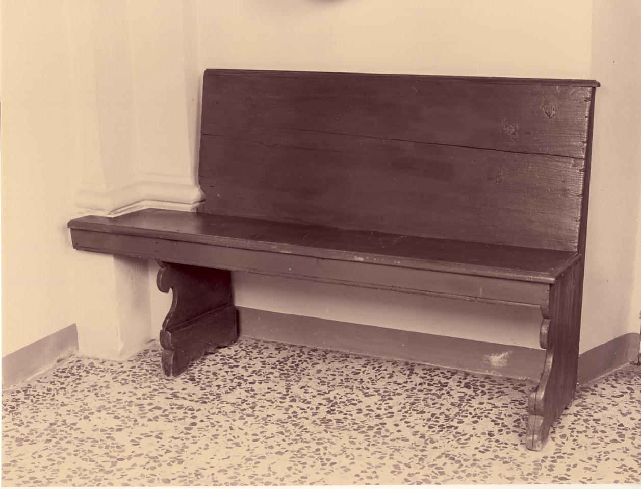 panca, serie - ambito bresciano (prima metà sec. XVIII)