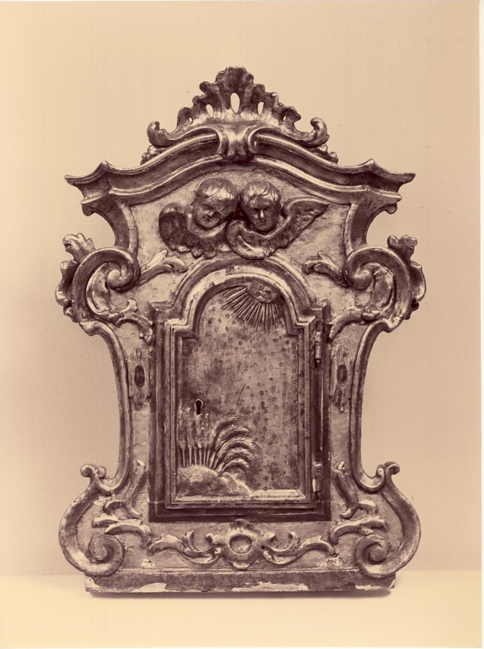 tabernacolo, frammento - ambito bresciano (prima metà sec. XVIII)