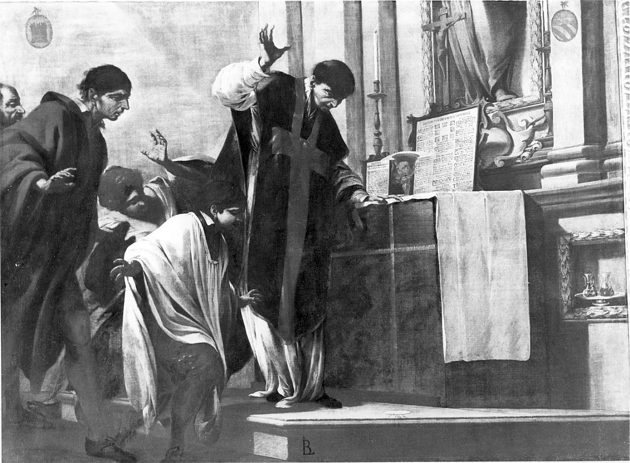 Miracolo di Bolsena, miracoli eucaristici (dipinto, ciclo) di Lucini Giovanni Battista (sec. XVII)