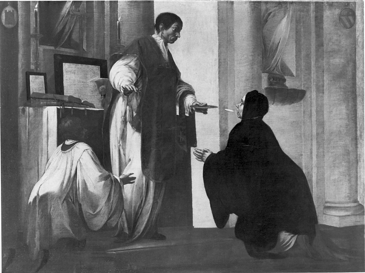 Beata Cadamosto, miracoli eucaristici (dipinto, ciclo) di Lucini Giovanni Battista (sec. XVII)
