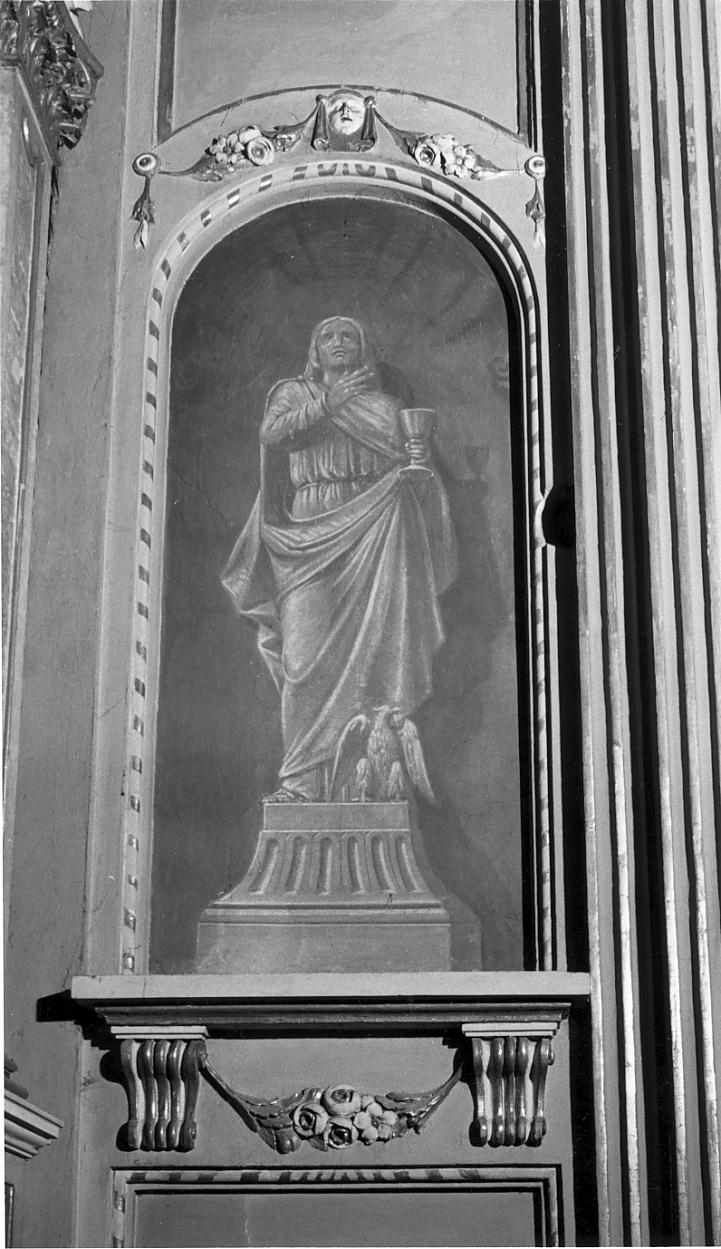 S. Giovanni Evangelista, evangelisti (dipinto, serie) di Zaninelli Giacomo, Bacchetta Angelo (sec. XVIII, sec. XX)