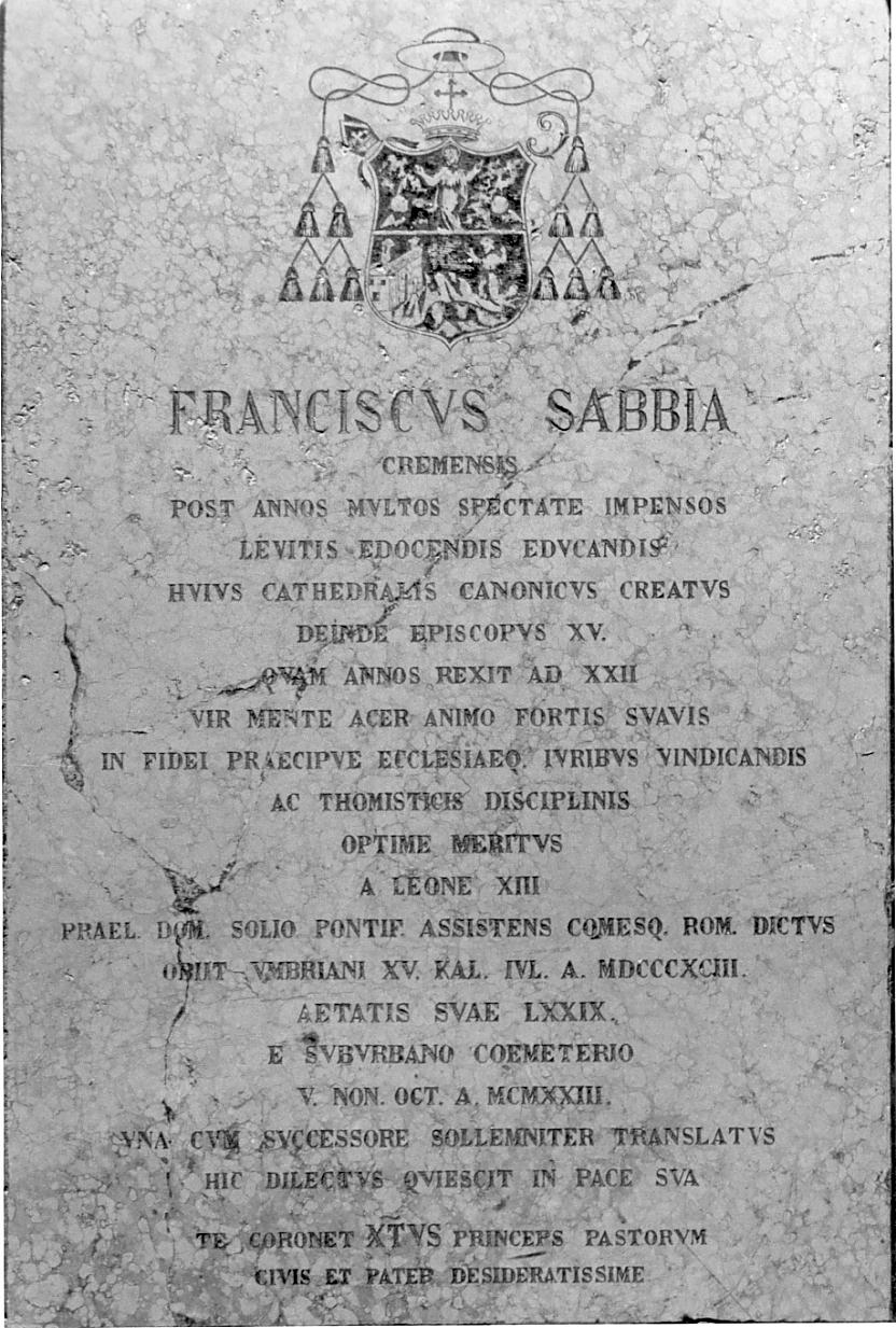 lapide, serie - ambito lombardo (sec. XX)