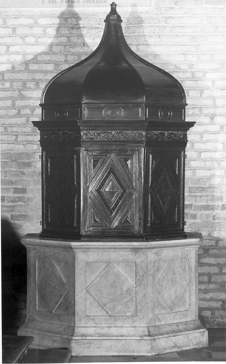 fonte battesimale, insieme - ambito lombardo (prima metà, seconda metà sec. XV, sec. XVIII)