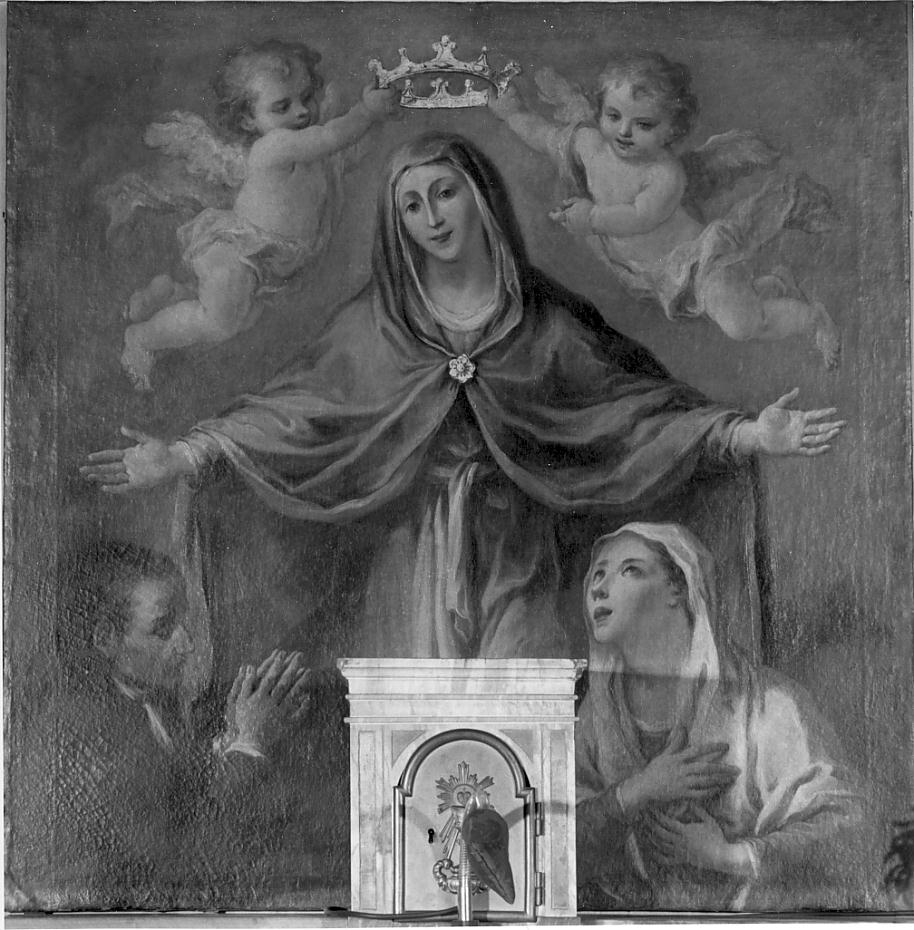 Madonna del Popolo, Madonna (dipinto, opera isolata) di Picenardi Mauro (attribuito) (sec. XVIII)