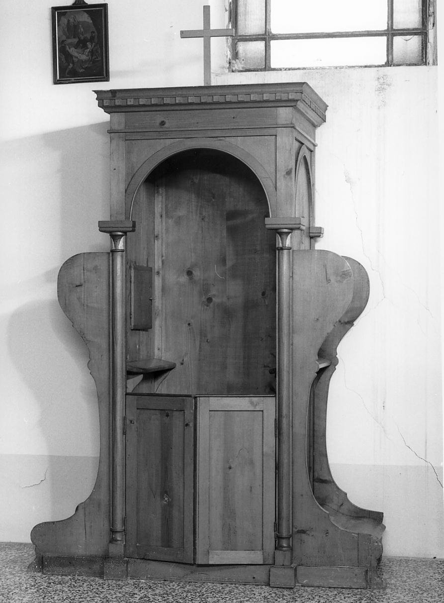 confessionale - ambito mantovano (sec. XX)