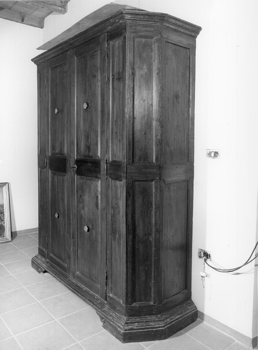 armadio da sacrestia - ambito mantovano (sec. XIX)