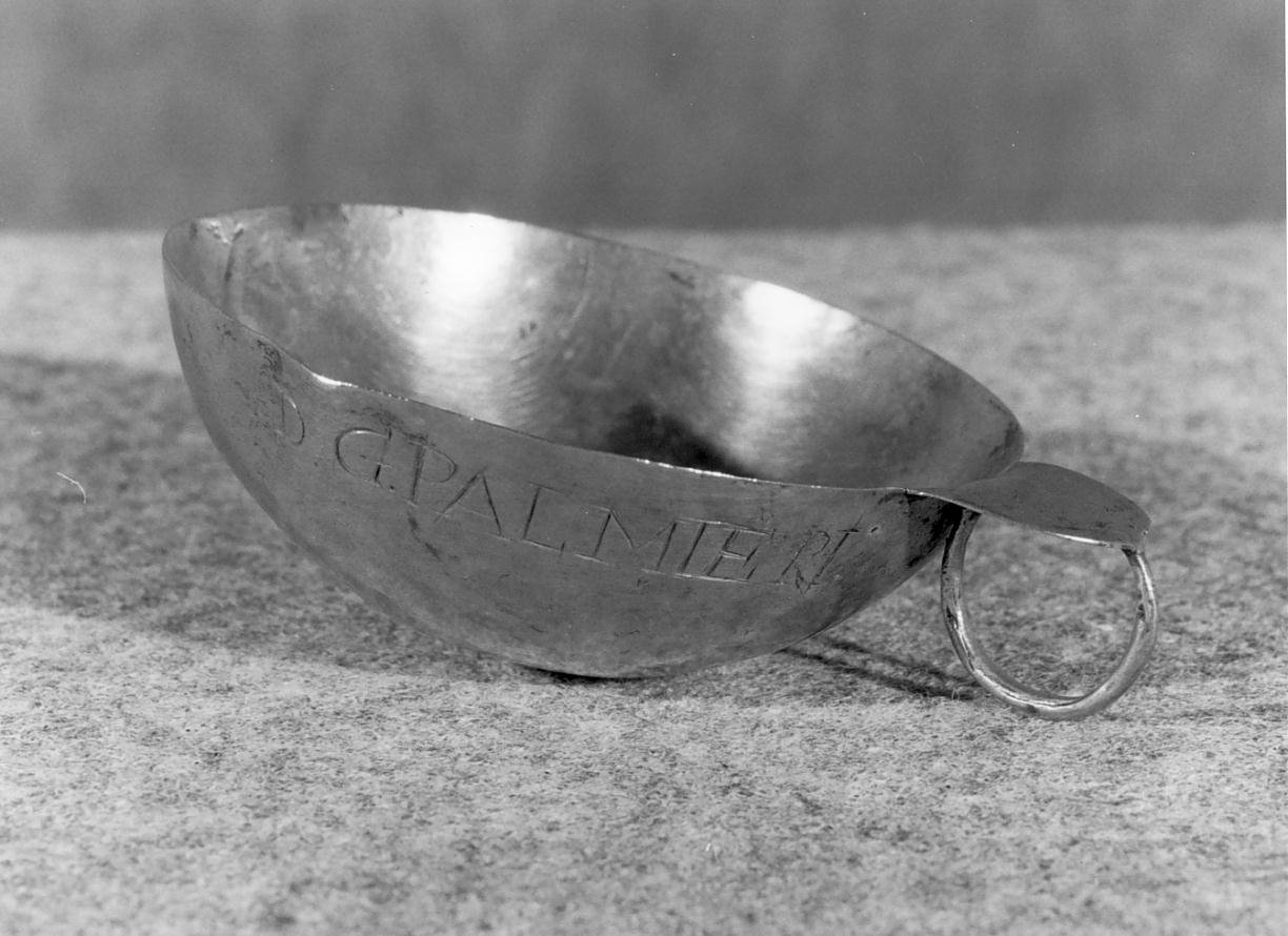 coppetta battesimale - ambito mantovano (sec. XIX)