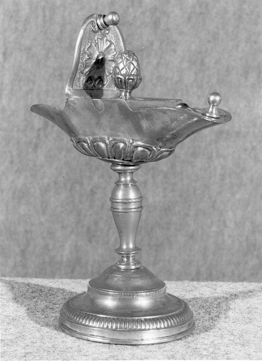 navicella portaincenso - ambito mantovano (seconda metà sec. XIX)