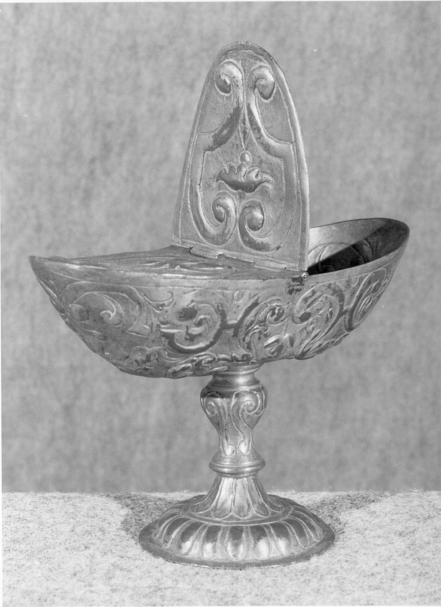 navicella portaincenso - ambito mantovano (ultimo quarto sec. XVIII)