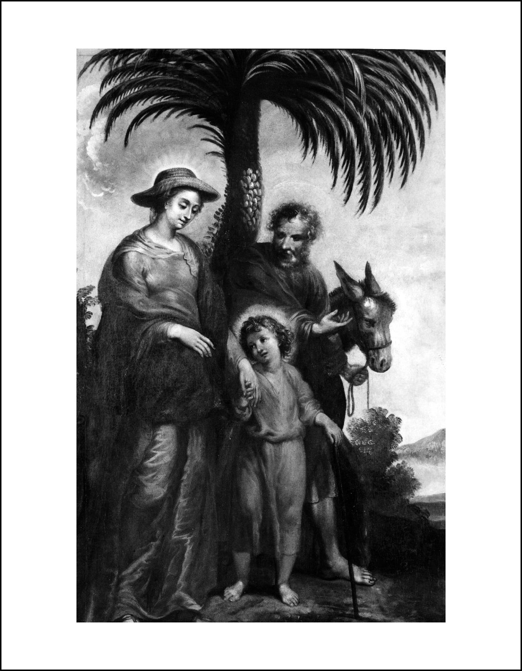 ritorno dall'Egitto (dipinto, opera isolata) di Inchiocco Giovanni Giacomo detto Barbello (e aiuti) (secondo quarto sec. XVII)