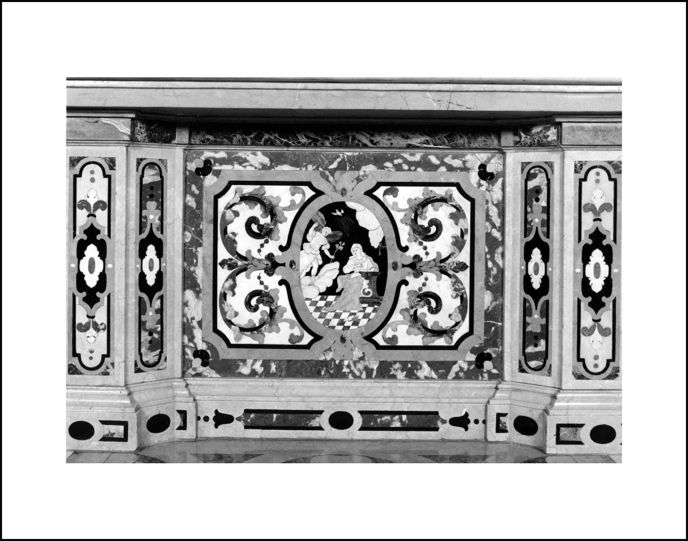 paliotto, elemento d'insieme - ambito veneto (metà sec. XVIII)