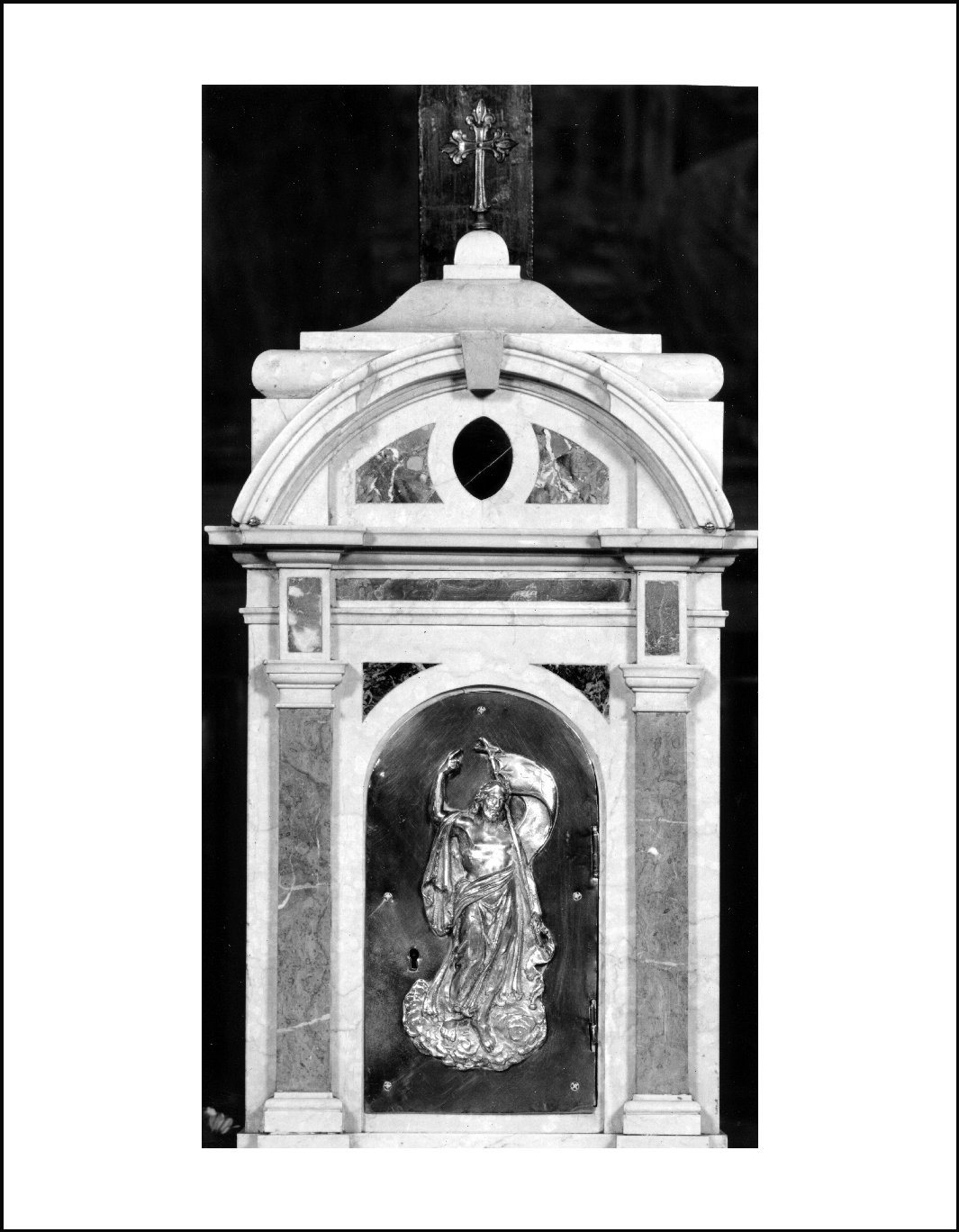 tabernacolo, elemento d'insieme - ambito bresciano (metà sec. XVIII)