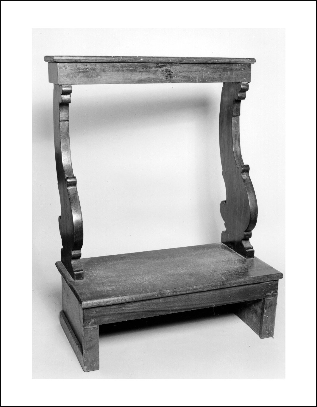 inginocchiatoio, opera isolata - ambito bresciano (sec. XIX)