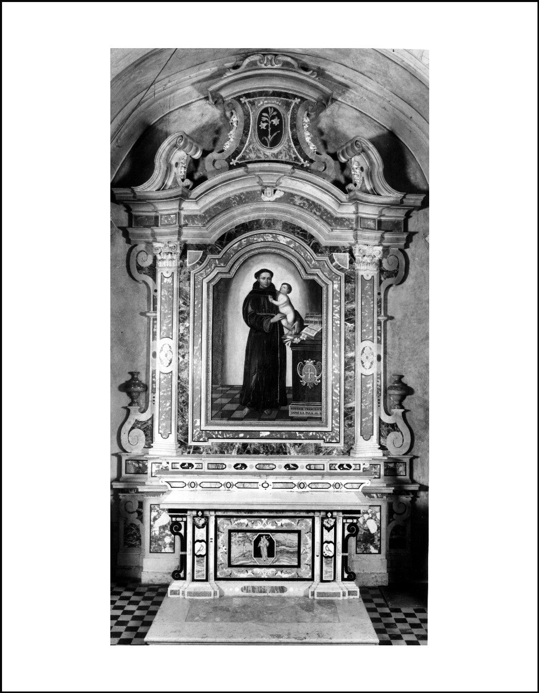 altare, insieme - produzione lombarda (metà sec. XVIII)