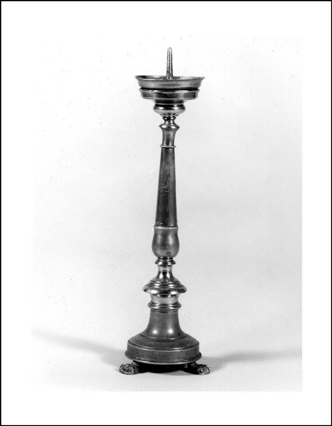 candeliere d'altare, serie - ambito lombardo (sec. XIX)