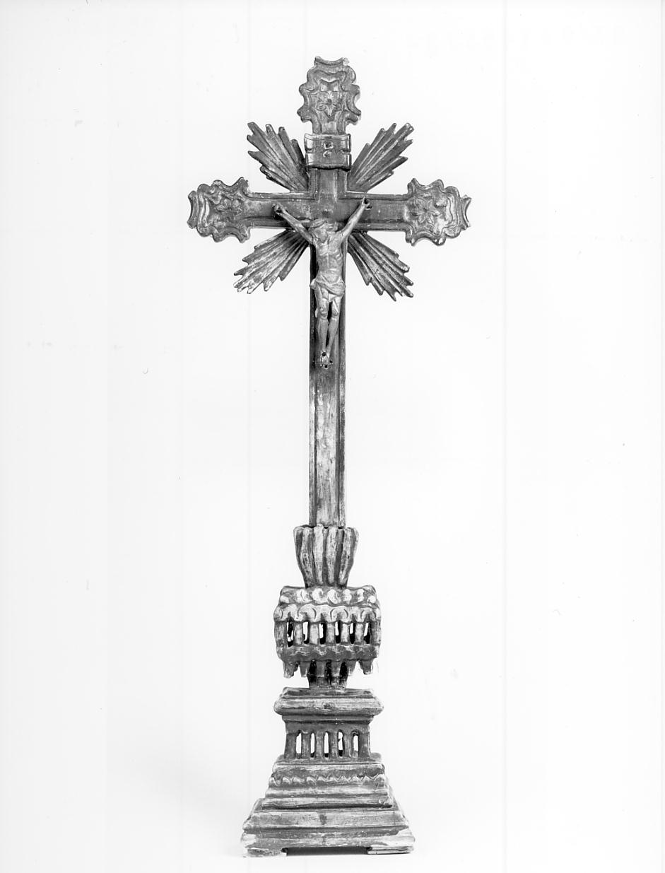 croce d'altare, opera isolata - ambito cremonese (prima metà sec. XIX)