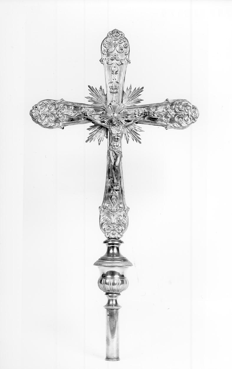 croce processionale, opera isolata - ambito cremonese (prima metà sec. XX)